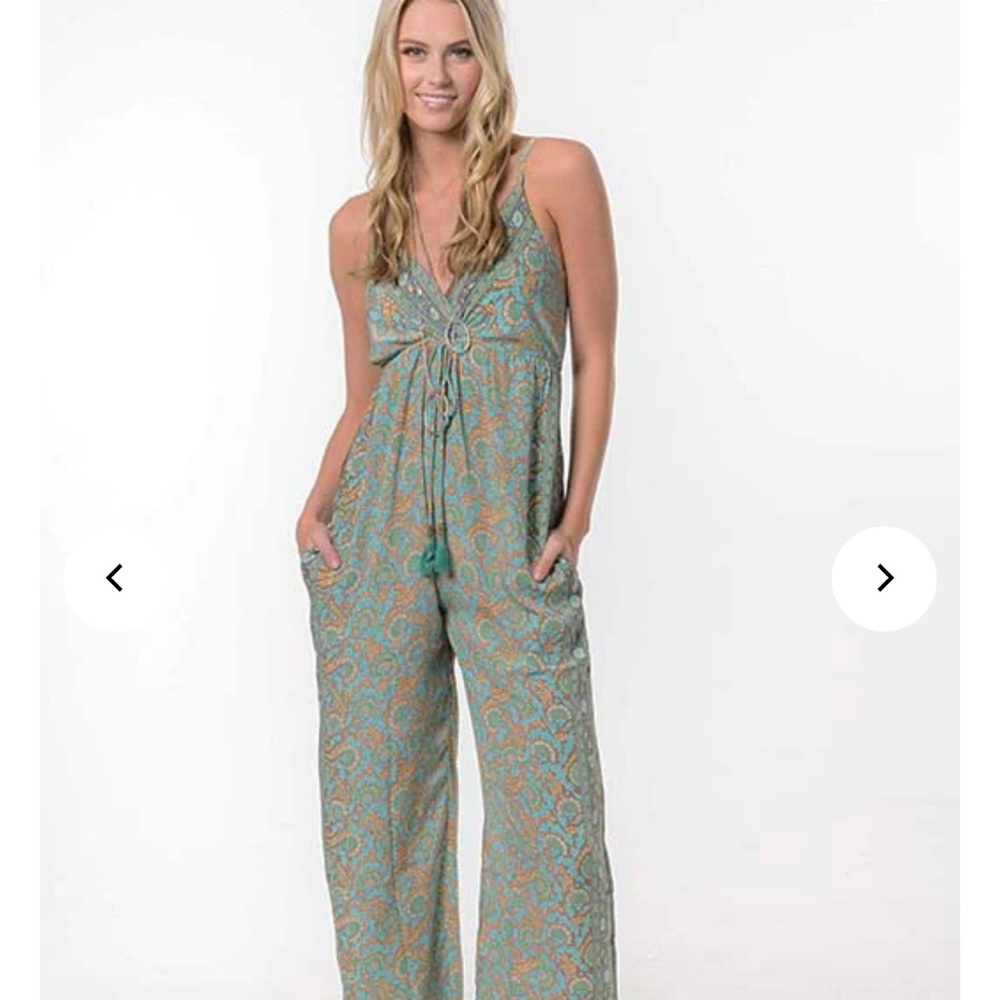 Cienna designs silk Maya jumpsuit size small